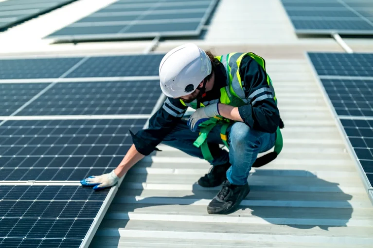 Inelso Energy rooftop solar panel installation project