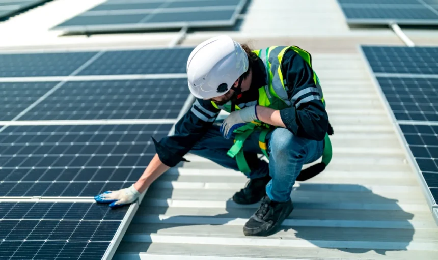 Inelso Energy rooftop solar panel installation project